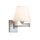 Аплик ZAMBELIS H24-W SCONCE METAL SHADE CHROME BEIGE 1xE27 | Osvetlenieto.bg