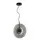 LED Полилей Zambelis 23074 PENDANT LED LIGHT 11W 3000K METAL-GLASS, BLACK-SMOKED GREY | Osvetlenieto.bg