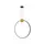 LED Полилей ZAMBELIS 23095 PENDANT LED LIGHT 24W 3000K ALUMINIUM-SILICON,GOLD-BLACK RING Dimmable Triac | Osvetlenieto.bg
