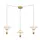 LED Полилей Zambelis 23201 PENDANT LED LIGHT 28W 3000K ALUMINIUM GOLD | Osvetlenieto.bg