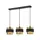 Полилей Bans PND-27467-3-BK-GD Italux 3xE27 | Osvetlenieto.bg