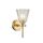 Аплик Gunnislake 1xG9 Brushed Brass Elstead Lighting BATH-GUNNIS1-BB | Osvetlenieto.bg
