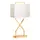Настолна лампа Cross 1xE27 Polished Gold with Ivory Shade Elstead Lighting CROSS-TL-IVORY | Osvetlenieto.bg