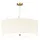 Полилей Pearce26 5xE27 Aged Brass Ceiling Pan Aged Brass Ivory Shade Designer's Lightbox DL-PEARCE26-5LT-IV-AB | Osvetlenieto.bg