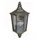 Външен аплик Cricklade 1xE27 Half Lantern Black Gold Garden Zone GZH-CKL7 | Osvetlenieto.bg
