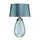 Настолна лампа Lena 2 Light Large Blue-tinted Glass  Duck Egg Blue Shade Elstead Lighting LENA-TL-L-BLUE | Osvetlenieto.bg