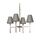 Полилей Lucerne 4xE14 Brushed Nickel Grey Shades Elstead Lighting LUCERNE-4xE14 | Osvetlenieto.bg Полилей Lucerne 4xE14 Brushed Nickel Grey Shades Elstead Lighting LUCERNE-4xE14 | Osvetlenieto.bg