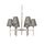 Полилей Lucerne 6xE14 Brushed Nickel Grey Shades Elstead Lighting LUCERNE-6xE14 | Osvetlenieto.bg Полилей Lucerne 6xE14 Brushed Nickel Grey Shades Elstead Lighting LUCERNE-6xE14 | Osvetlenieto.bg