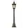 Градински стълб Philadelphia 1xE27 Medium Pillar Old Bronze Elstead Lighting PH4-M-OB | Osvetlenieto.bg