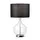 Настолна лампа Orb 1xE27 Polished Nickel Black Shade Elstead Lighting ORB-CLEAR-PN-BLK | Osvetlenieto.bg