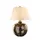 Настолна лампа Ottoman 1xE27 Bronze Metalic Ivory Shade Elstead Lighting OTTOMAN-TL-IV | Osvetlenieto.bg