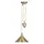 Пендел Provence 1xE27 Rise and Fall Aged Brass Elstead Lighting PV-P-AGB | Osvetlenieto.bg