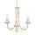Полилей Minster 3xE14 Ivory Gold Patina Elstead Lighting MN3-IV-GOLD | Osvetlenieto.bg