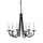 Полилей Minster 6xE14 Black Elstead Lighting MN6-BLACK | Osvetlenieto.bg