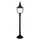 Градински стълб Shannon 1xE27 Pillar Black Elstead Lighting SHANNON-PILLAR | Osvetlenieto.bg