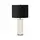 Настолна лампа Ripple 1xE27 White Black Shade Elstead Lighting RIPPLE-TL-WHT-B | Osvetlenieto.bg