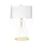 Настолна лампа Ferrara 1xE27 White Polished Gold Elstead Lighting FERRARA-TL-WPG | Osvetlenieto.bg