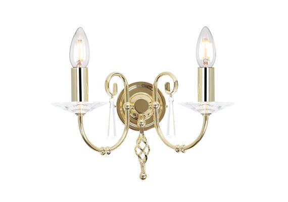 Аплик Aegean 2 Light Polished Brass Elstead Lighting | Osvetlenieto.bg