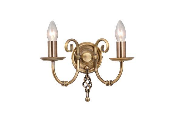 Аплик Artisan 2 Light Aged Brass Elstead Lighting | Osvetlenieto.bg