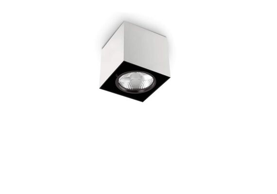Луна за открит монтаж Mood Pl1 Small Square Bianco 140902 Ideal Lux GU10 | Osvetlenieto.bg