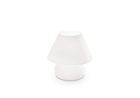 Настолна лампа Prato TL1 Small Bianco 074726 Ideal Lux E14 | Osvetlenieto.bg