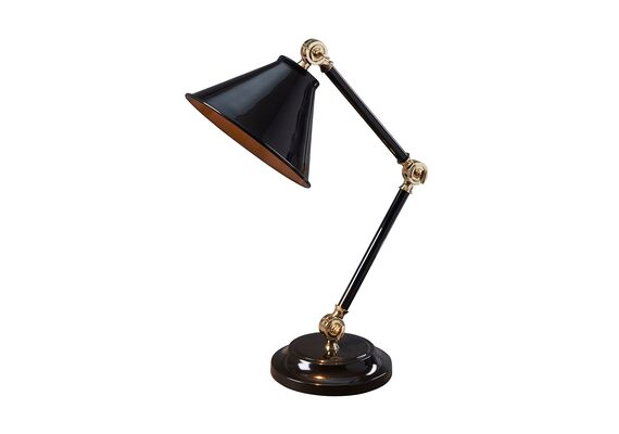 Настолна лампа Provence Element 1 Light Mini Black/Polished Brass Elstead Lighting | Osvetlenieto.bg
