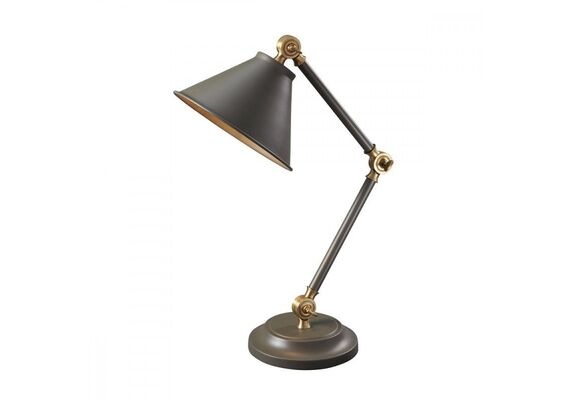 Настолна лампа Provence Element 1 Light Mini Dark Grey/Aged Brass Elstead Lighting | Osvetlenieto.bg