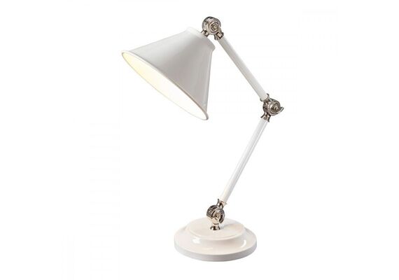 Настолна лампа Provence Element 1 Light Mini White/Polished Nickel Elstead Lighting | Osvetlenieto.bg