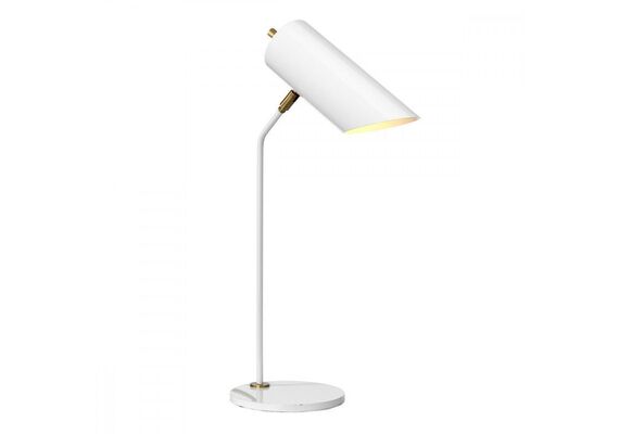 Настолна лампа Quinto 1 Light White Aged Brass Elstead Lighting | Osvetlenieto.bg