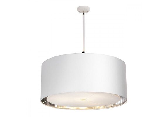 Полилей Balance 4 Light Extra Large White and Polished Nickel Elstead Lighting | Osvetlenieto.bg