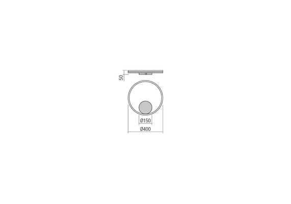 LED Аплик ORBIT 01-1698-TRIAC Redo 3000K | Osvetlenieto.bg