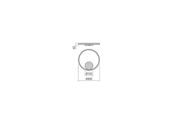 LED Аплик ORBIT 01-1701-TRIAC Redo 3000K | Osvetlenieto.bg