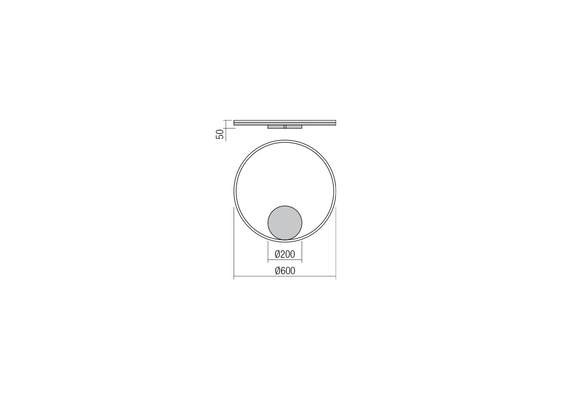 LED Плафон ORBIT 01-1702-TRIAC Redo 40.5W 3000K | Osvetlenieto.bg