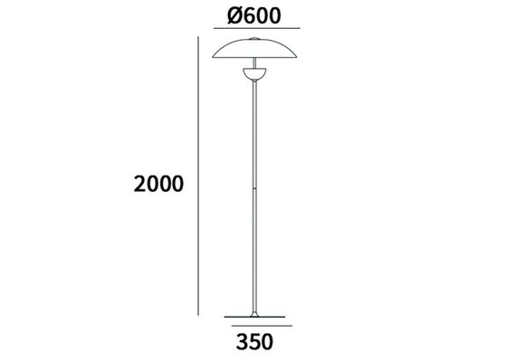 LED Стояща лампа SYDNEY F01079WH AU CosmoLight | Osvetlenieto.bg