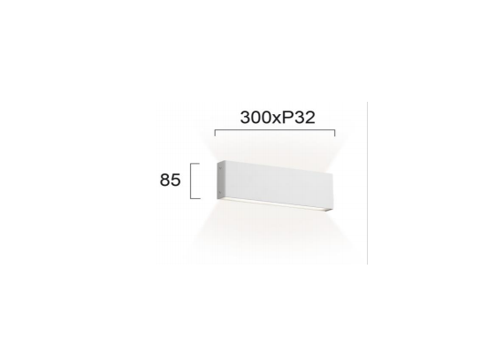 LED Аплик HUGO 4243600 Viokef 12W 3000K | Osvetlenieto.bg