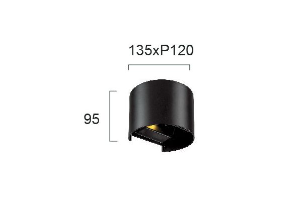 LED Фасаден аплик GREG 4188701 Viokef 6W 3000K IP54 | Osvetlenieto.bg
