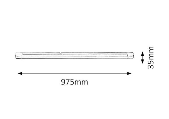 Кухненски аплик Band light 2304 Rabalux 1×30W G13 | Osvetlenieto.bg