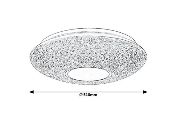 LED Плафон Coralia 1519 Rabalux 72W | Osvetlenieto.bg