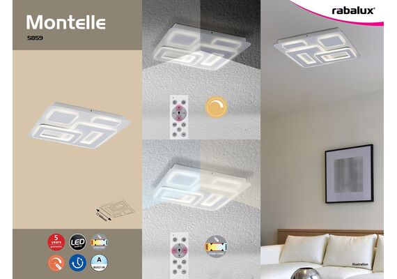 LED Плафон Montelle 5859 Rabalux 56W | Osvetlenieto.bg