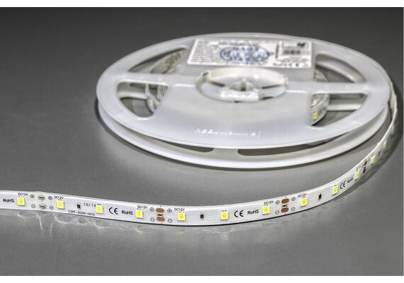 Влагозащитена LED лента 6W 12V 3000К топла светлина SMD2835 - 60 светодиода | Osvetlenieto.bg