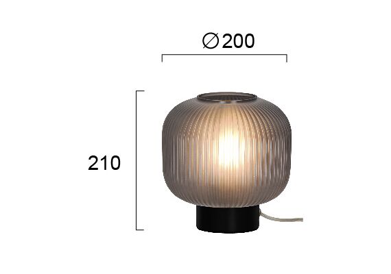 Настолна лампа ASTOR 4257701 Viokef 1xE27 | Osvetlenieto.bg