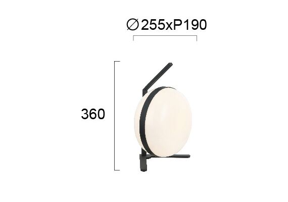 Настолна лампа PALMA 4245500 Viokef 1xE27 | Osvetlenieto.bg