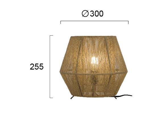 Настолна лампа ZAIRA 4214202 Viokef 1xE27 | Osvetlenieto.bg
