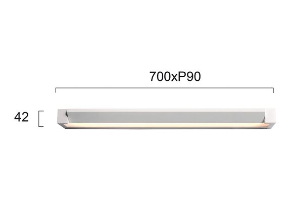 LED Аплик VALSE 4220200 Viokef 20W 3000K | Osvetlenieto.bg