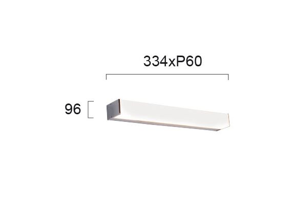 LED Аплик за баня ROBIN 4212200 Viokef 15W 3000K | Osvetlenieto.bg
