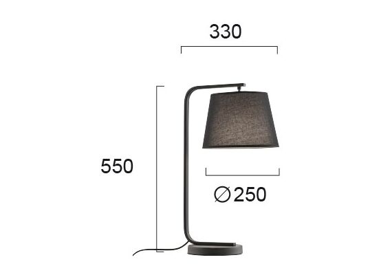 Настолна лампа COBBE 4174900 Viokef 1xE27 | Osvetlenieto.bg