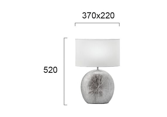 Настолна лампа ELYA 4167800 Viokef 1xE27 | Osvetlenieto.bg