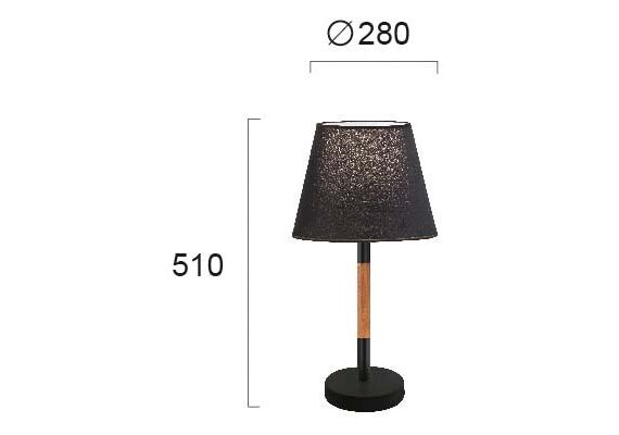 Настолна лампа VILLY 4188101 Viokef 1xE27 | Osvetlenieto.bg