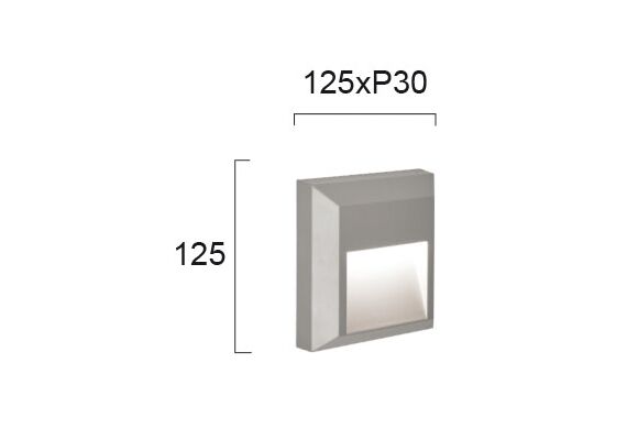LED Фасаден аплик LEROS PLUS 4137800 Viokef 1.5W 3000K | Osvetlenieto.bg