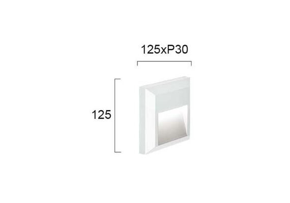 LED Фасаден аплик LEROS PLUS 4137801 Viokef 1.5W 3000K | Osvetlenieto.bg